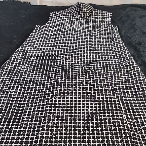 Zara Gingham Knit Midi Dress - Picture 6 of 11